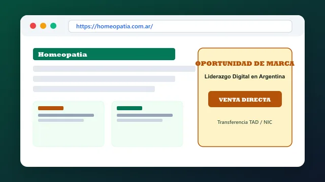 Modelo de aplicación comercial y proyectos digitales para homeopatia.com.ar